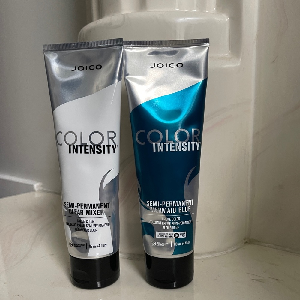 NEW Joico Color Intensity Hair Dye Clear, Mermaid Blue, and Aqua Flow (sold)